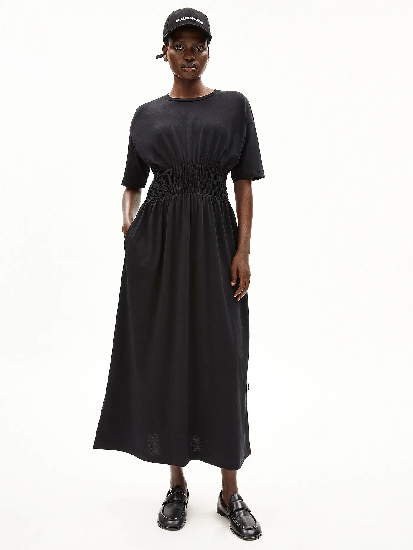 ARMEDANGELS | Midikleid KIWANAA | schwarz
